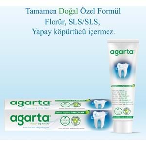 Agarta Doğal Diş Macunu 100ML Bitki Özlü