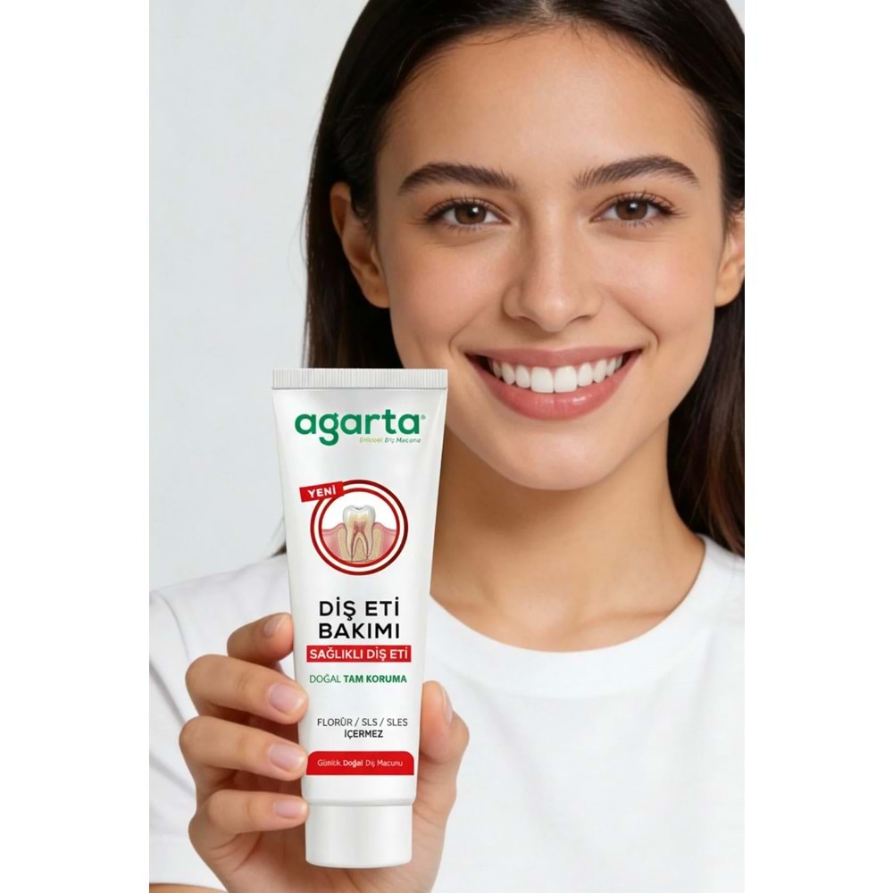 Agarta Doğal Tam koruma Diş Macunu 90 ML Diş Eti Bakımı & Plak Karşıtı