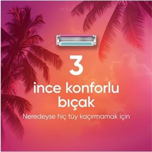 Gillette Venus Gillette Simply 3 Tıraş Makinesi + 3 Yedek Tıraş Bıçağı Kadınlar İçin