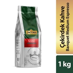 Jacobs Banquet Medium Çekirdek Kahve 1KG (Espresso Beans)