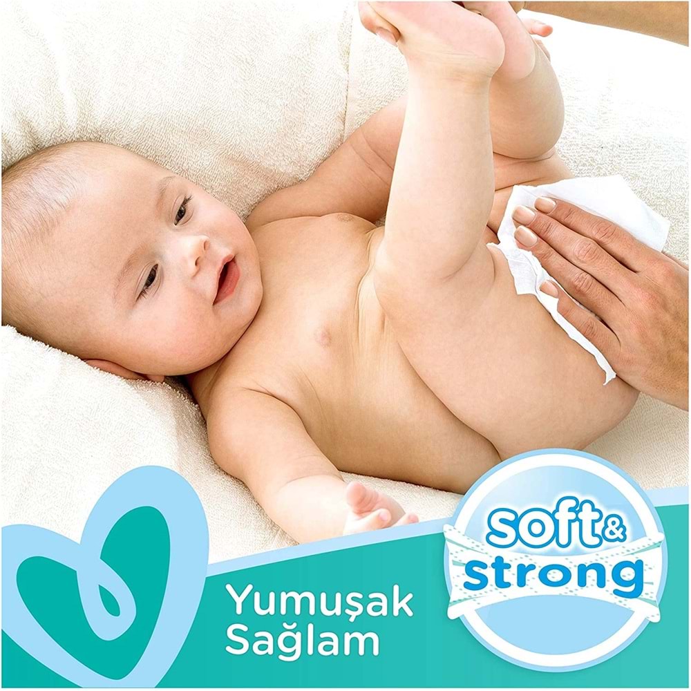 Prima Islak Havlu Mendil Temiz ve Ferah/Fresh Clean 52 Yaprak (Bitki Bazlı) Tekli Pk