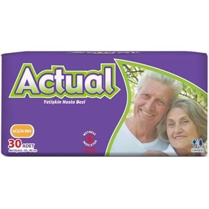 Actual Yetişkin Hasta Bezi Bel Bantlı S - Small - Küçük 60 Adet (2PK*30)