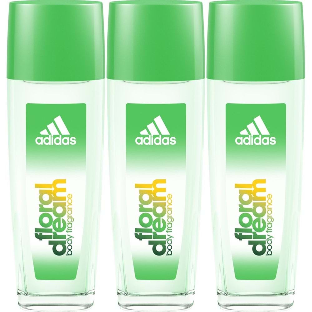 adidas Deodorant 75ML Women-Kadın Floral Dream Natural (3 Lü Set)