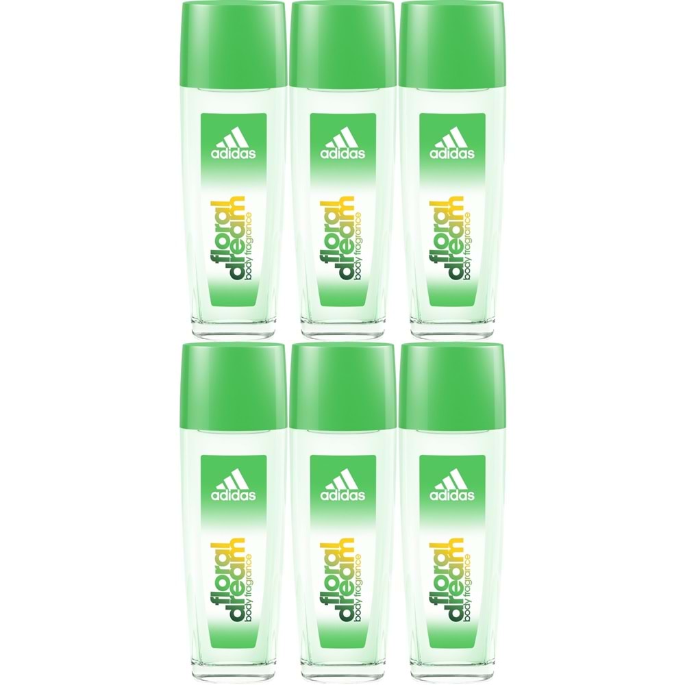 adidas Deodorant 75ML Women-Kadın Floral Dream Natural (6 Lı Set)