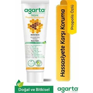 Agarta Doğal Diş Macunu 100ML Propolis (12 Li Set)