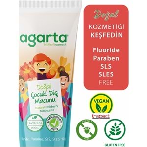 Agarta Doğal Diş Macunu 75ML Çocuk (2 Li Set)