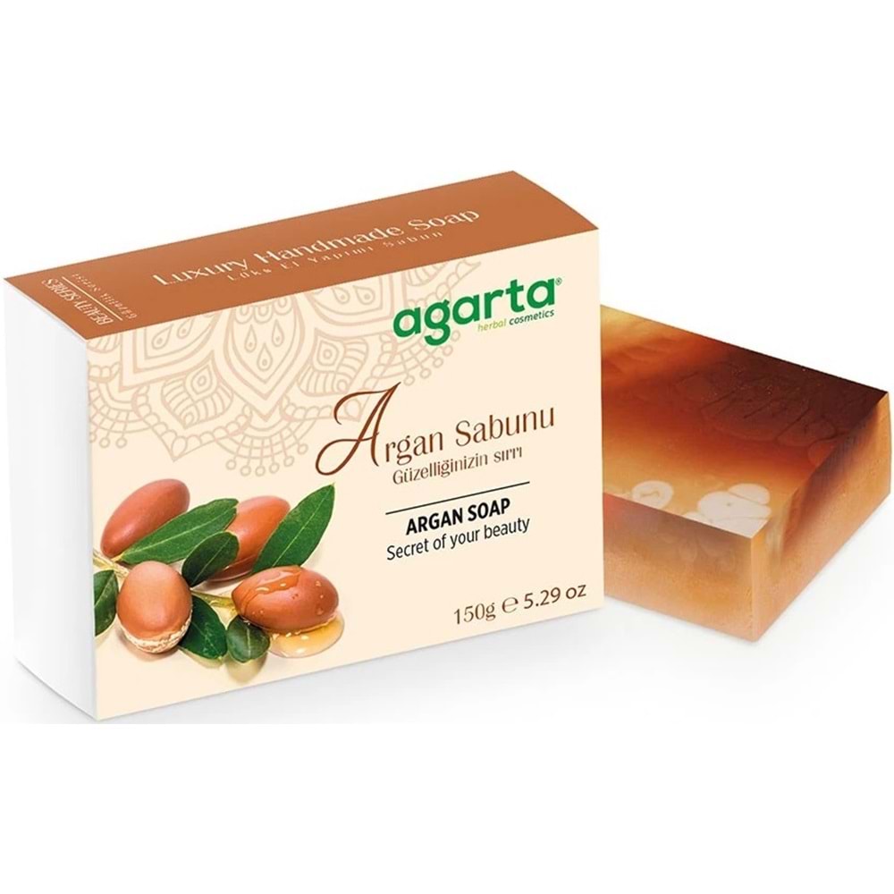 Agarta El Yapımı Doğal Sabun 150GR Argan (5 Li Set)