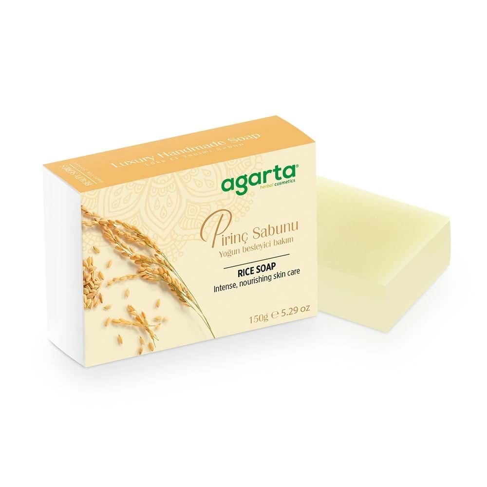 Agarta El Yapımı Doğal Sabun 150GR Pirinç (12 Li Set)