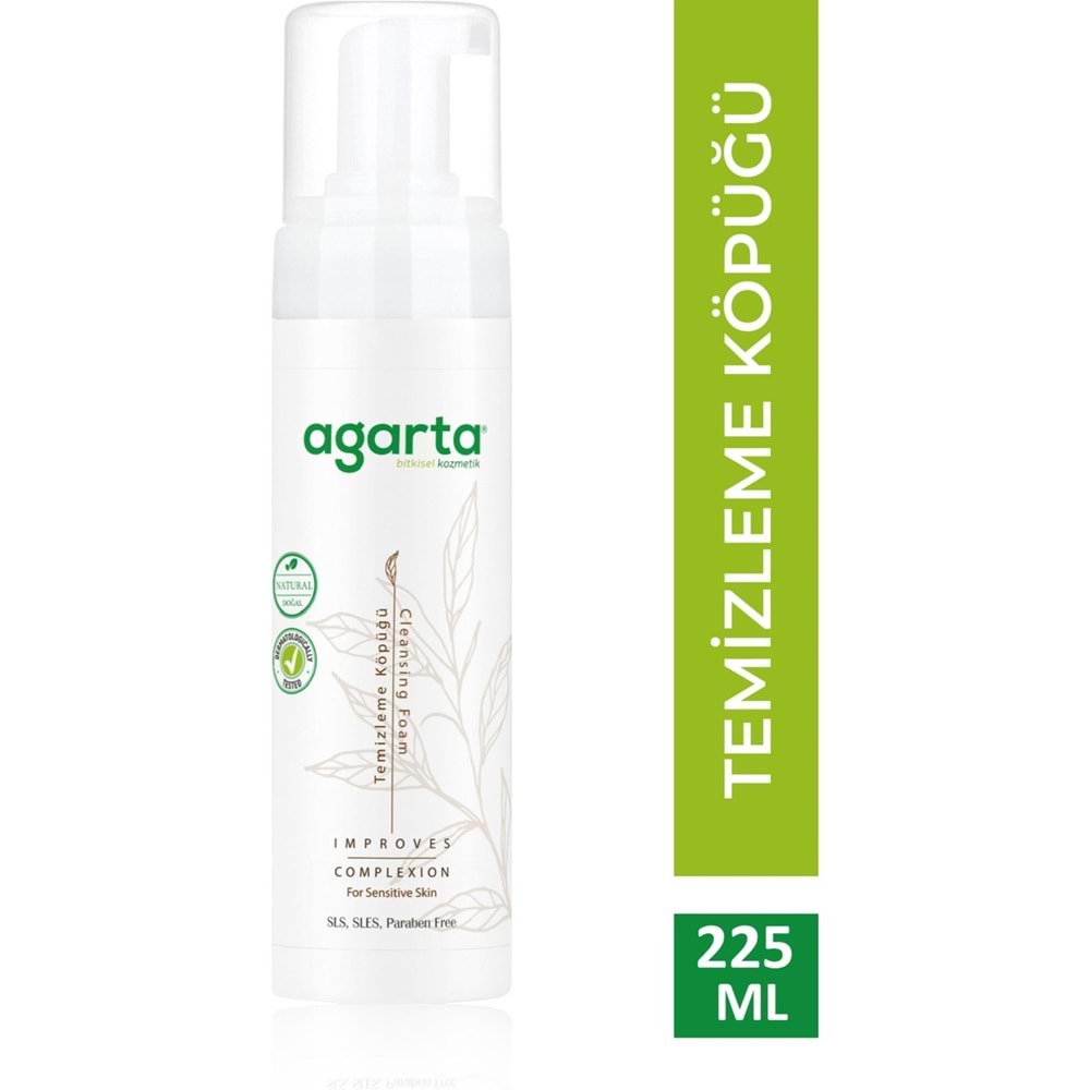 Agarta Doğal Yüz Temizleme Köpüğü 225ML (4 Lü Set)
