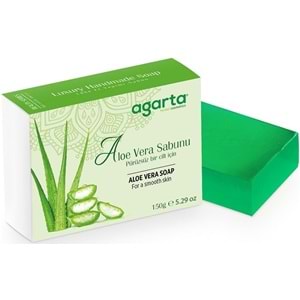 Agarta El Yapımı Doğal Sabun 150GR Aloe Vera (4 Lü Set)