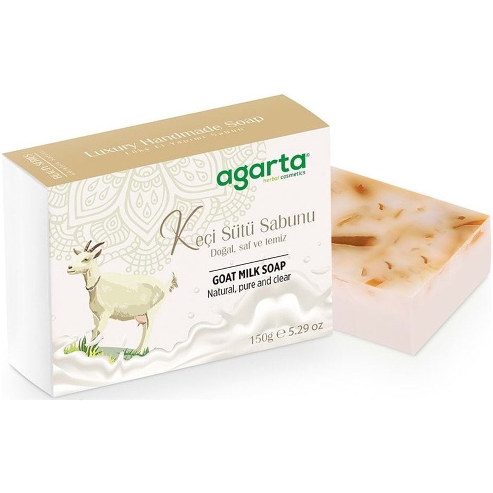 Agarta El Yapımı Doğal Sabun 150GR Keçi Sütü (2 Li Set)