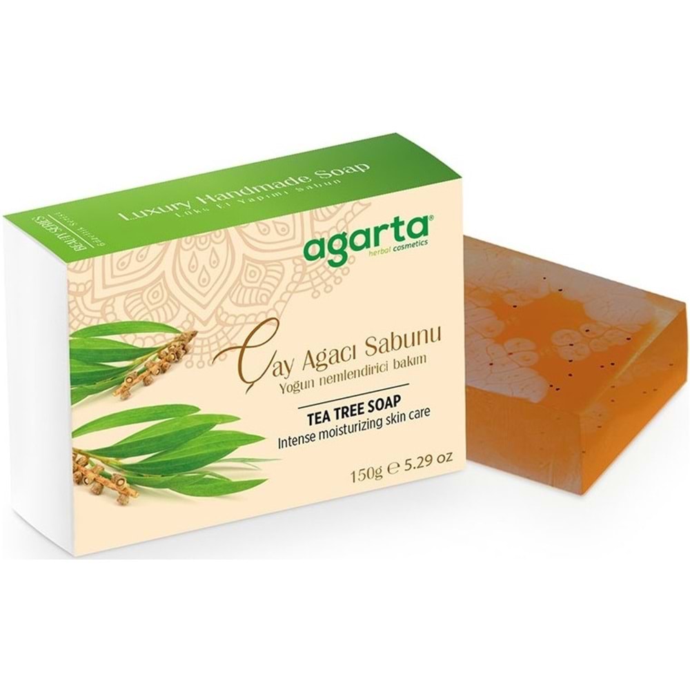 Agarta El Yapımı Doğal Sabun 150GR Çay Ağacı (2 Li Set)