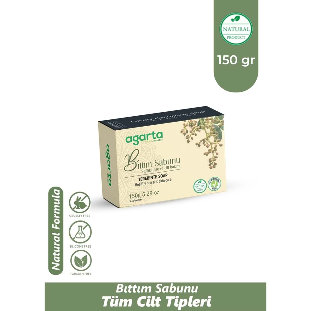 Agarta El Yapımı Doğal Sabun 150GR Bıttım (9 Lu Set)