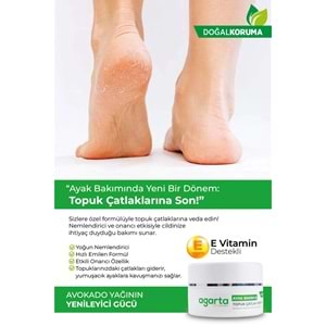 Agarta Ayak ve Topuk Çatlak Bakım Kremi 100ML (3 Lü Set)
