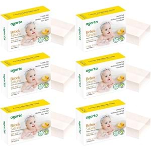 Agarta El Yapımı Doğal Sabun 150GR Bebek (6 Lı Set)