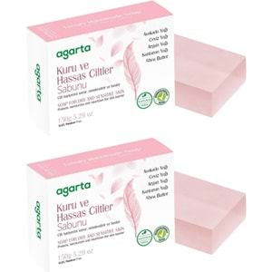 Agarta El Yapımı Doğal Sabun 150GR Kuru ve Hassas Ciltler (2 Li Set)