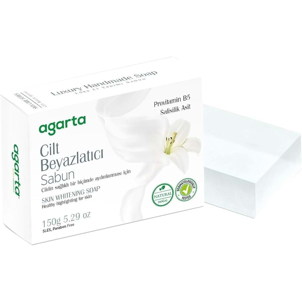Agarta El Yapımı Doğal Sabun 150GR Cilt Beyazlatıcı (3 Lü Set)