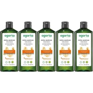 Agarta Doğal Şampuan 400 ML Ardıç Katranı ve Keratin (5 Li Set)