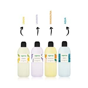 Agarta Kolonya 400 ML Mandalina 80 Derece Pet Şişe (3 Lü Set)