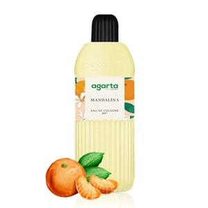 Agarta Kolonya 400 ML Mandalina 80 Derece Pet Şişe (6 Lı Set)