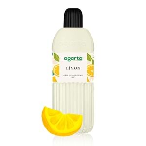 Agarta Kolonya 400 ML Limon 80 Derece Pet Şişe (5 Li Set)