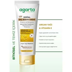 Agarta Doğal Güçlü Bakım Saç Güzelleştirici Krem 250 ML (5 Li Set)