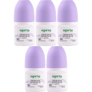 Agarta Roll-On Kadın 50 ML Fresh Lycıa Sensatıon (24 Saat Etkili Ter Kokusu Önleyici) (5 Li Set)