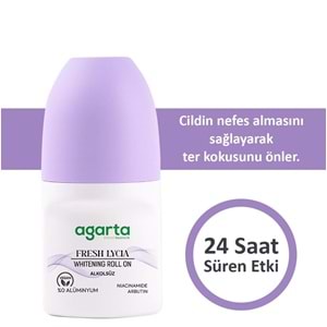 Agarta Roll-On Kadın 50 ML Fresh Lycıa Sensatıon (24 Saat Etkili Ter Kokusu Önleyici) (6 Lı Set)