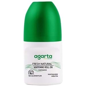 Agarta Roll-On Unisex 50 ML Parfümsüz Natural (24 Saat Etkili Ter Kokusu Önleyici) (2 Li Set)