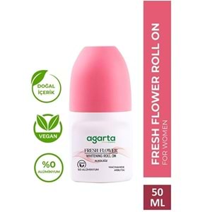 Agarta Roll-On Kadın 50 ML (Fresh Flower-Lycıa-Patchoulı Deep-Sensatıon-Natural) (20 Li Karma Set)
