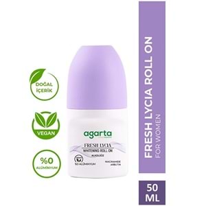 Agarta Roll-On Kadın 50 ML (Fresh Flower-Lycıa-Patchoulı Deep-Sensatıon-Natural) (20 Li Karma Set)