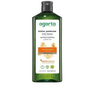 Agarta Doğal Şampuan 400 ML Kepek Karşıtı - Ardıç Katranı,Keratin - Saç Dökülmesine (12Li Karma Set)