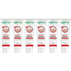 Agarta Doğal Tam koruma Diş Macunu 90 ML Diş Eti Bakımı & Plak Karşıtı (6 Lı Set)