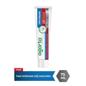 Agarta Doğal Tam koruma Diş Macunu 75 ML Gün Boyu Koruma & Diş Eti Bakımı 90 ML (Karma 2 Li Set)