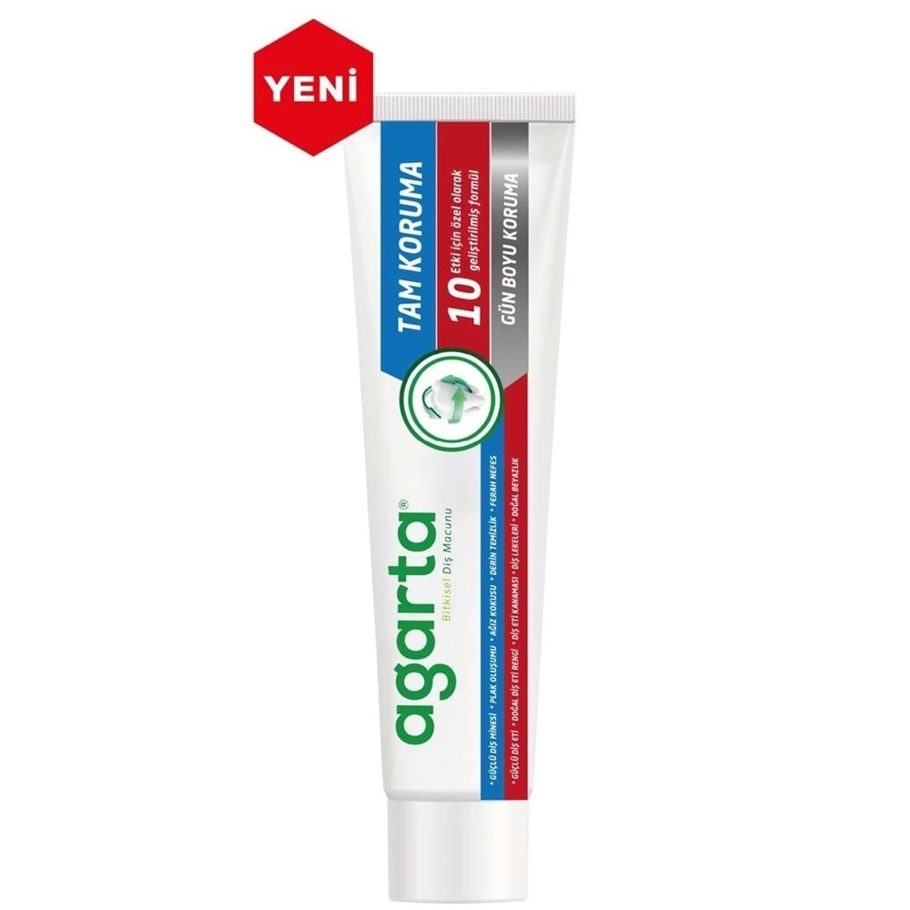 Agarta Doğal Tam koruma Diş Macunu 75 ML Gün Boyu Koruma & Hassasiyet-Ferahlık 90 ML (Karma 2Li Set)