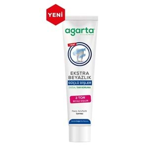 Agarta Doğal Tam koruma Diş Macunu 75 ML Ekstra Beyazlık & Hassasiyet-Ferahlık 90 ML (Karma 2Li Set)