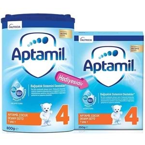 Nutrıcıa Aptamil 800GR+250GR:1050GR Devam Sütü No:4 (1 Yaş ve Üzeri) Avantaj Pk (2 Li Set)