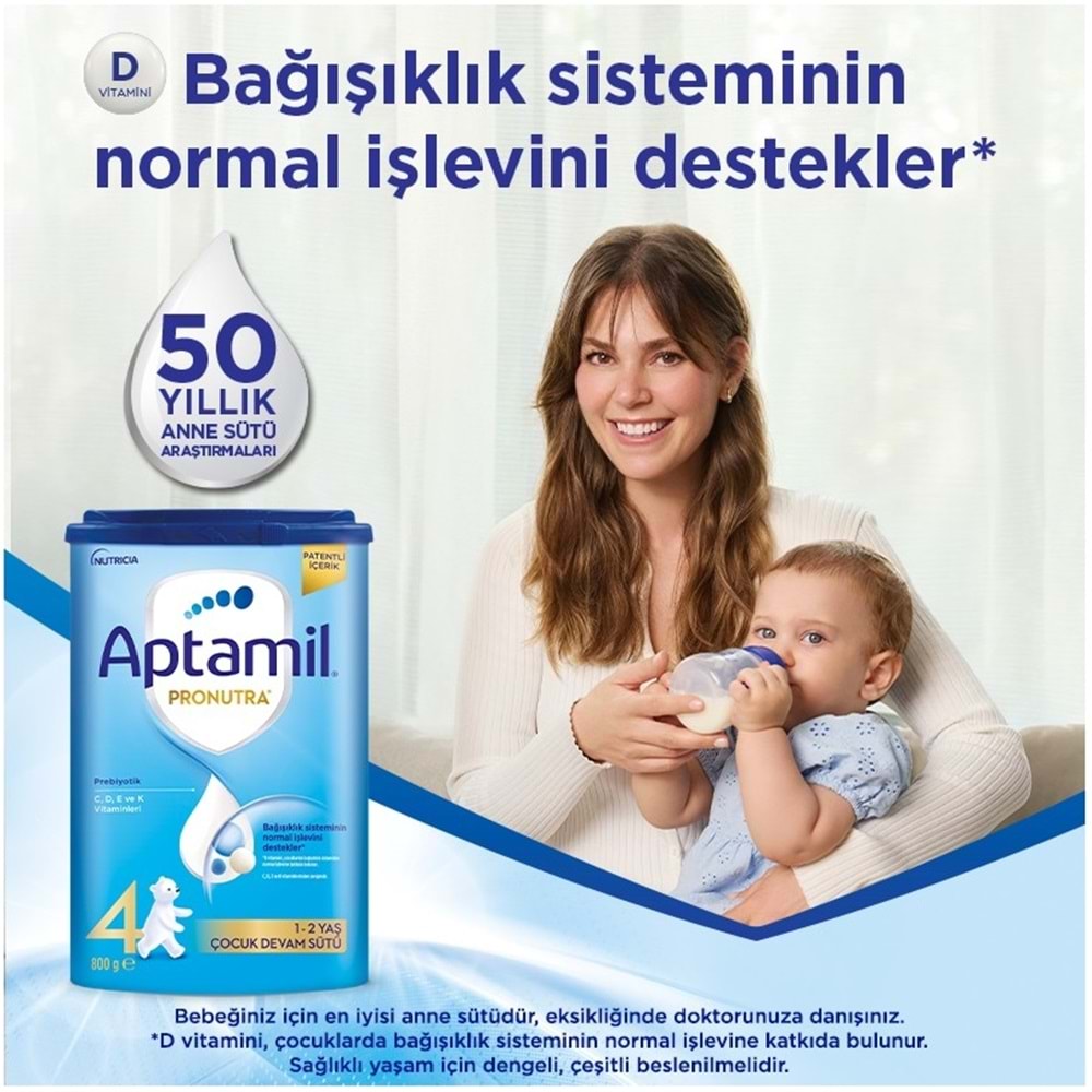 Nutrıcıa Aptamil Pronutra 1200GR Devam Sütü No:4 (1-2 Yaş) (3 Lü Set)