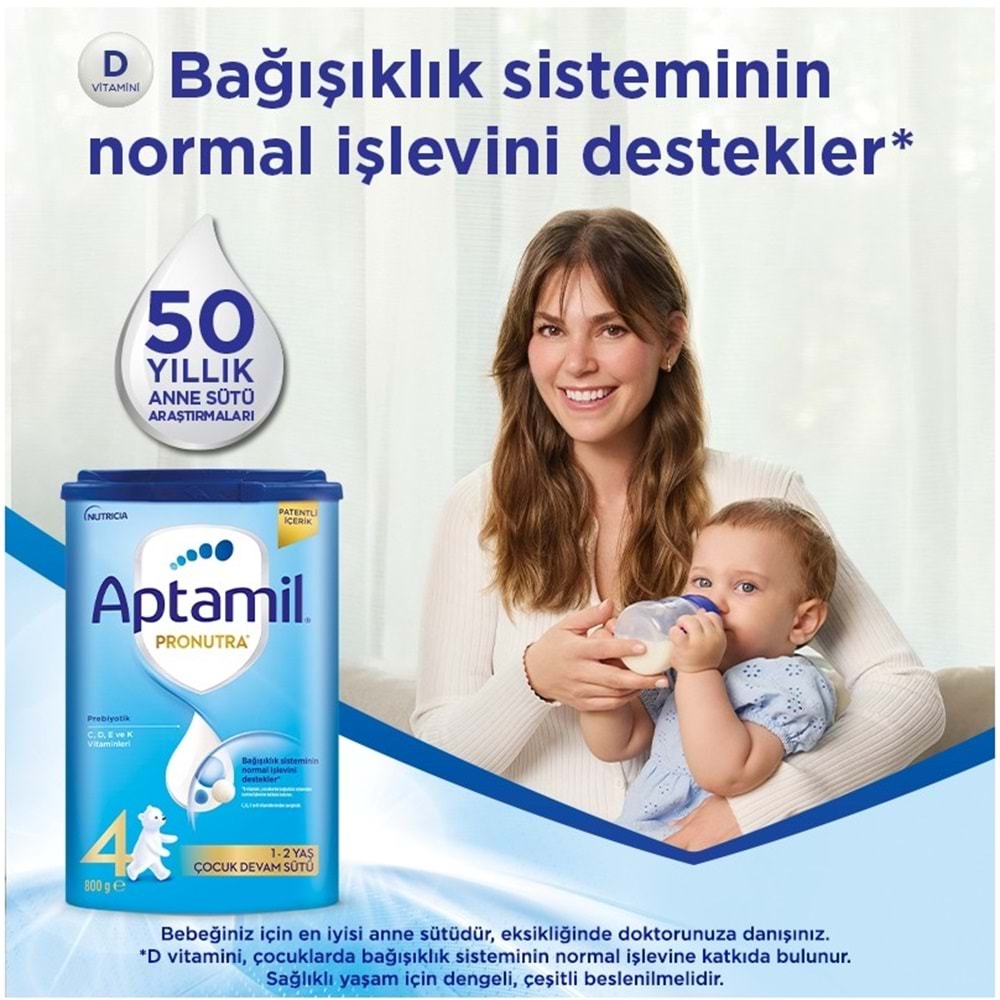 Nutrıcıa Aptamil Pronutra 800GR Devam Sütü No:2 (6-12 Ay) (6 Lı Set)