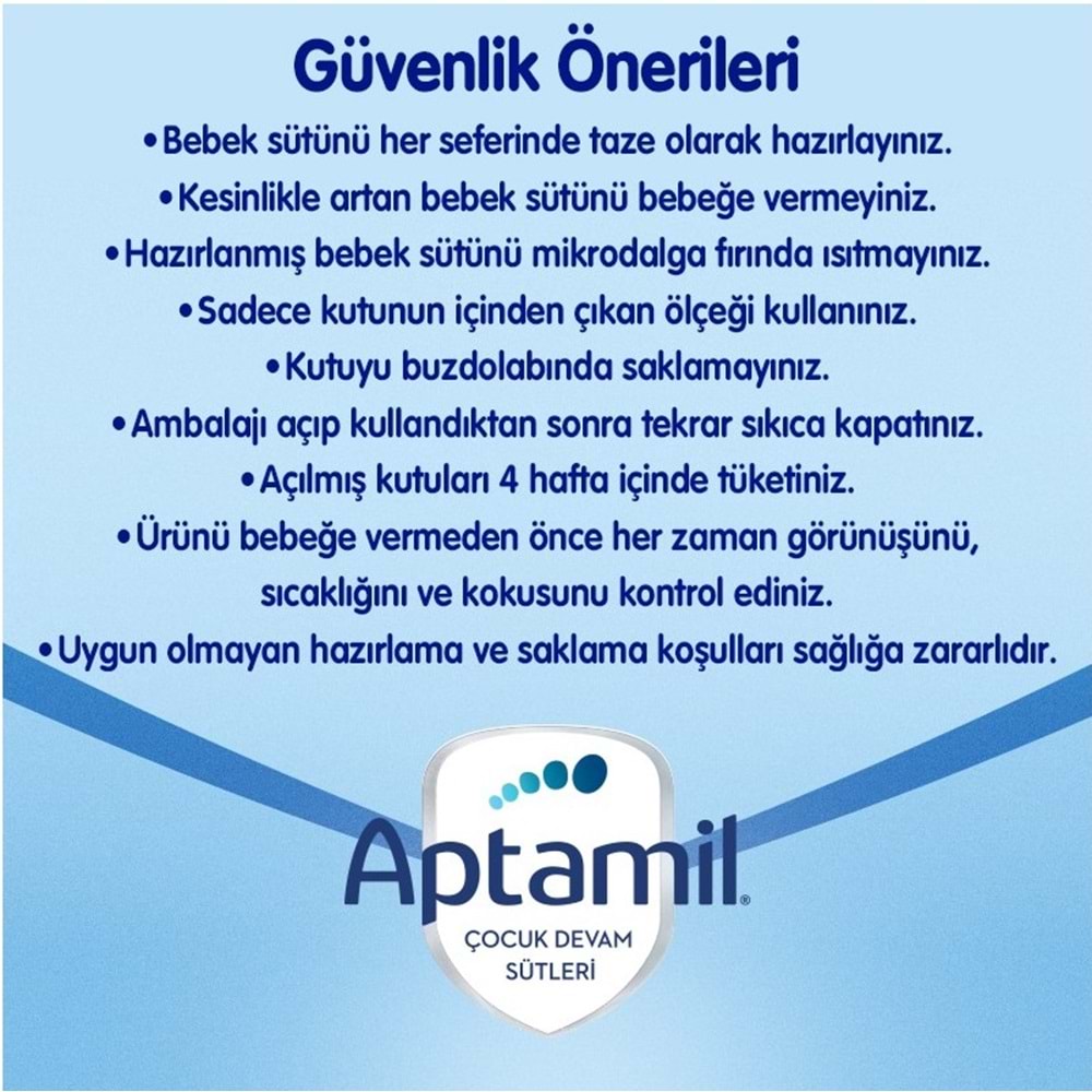 Nutrıcıa Aptamil Pronutra 1200GR Bebek Sütü No:1 (0-6 Ay) Yenidoğan Doğumdan itibaren (2 Li Set)