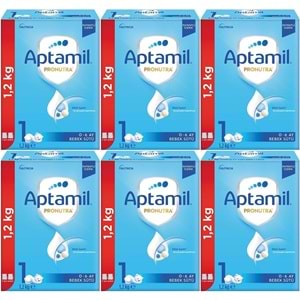 Nutrıcıa Aptamil Pronutra 1200GR Bebek Sütü No:1 (0-6 Ay) Yenidoğan Doğumdan itibaren (6 Lı Set)