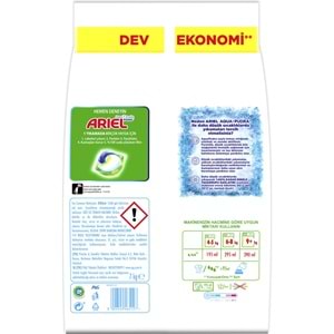 Ariel Matik Toz Çamaşır Deterjanı 7KG Renklilere Özel / Dağ Esintisi (46 Yıkama)+ 10KG Canlı Renkler