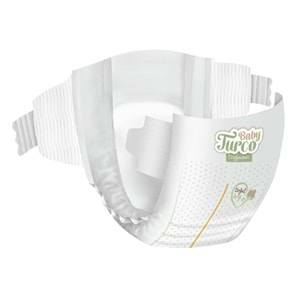 Baby Turco Bebek Bezi Doğadan Beden:4 (8-14Kg) Maxi 180 Adet Jumbo Avantaj Pk