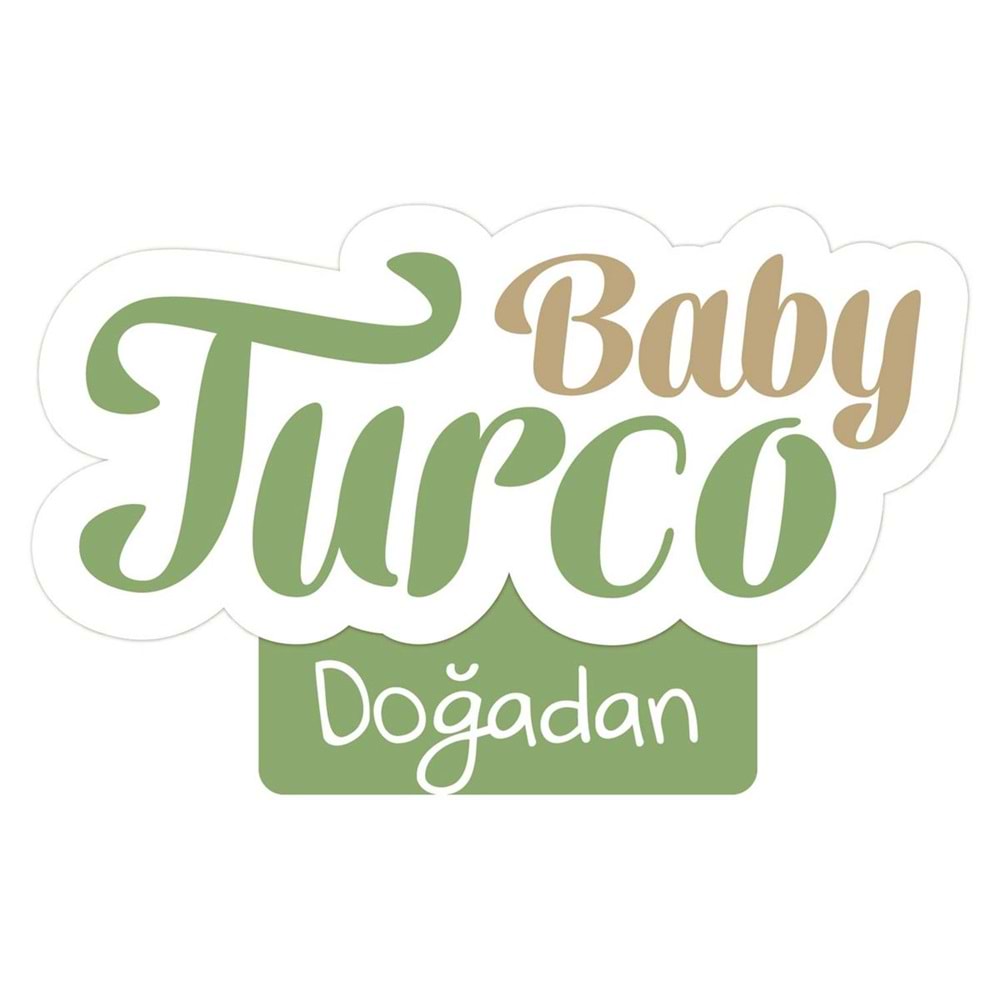 Baby Turco Bebek Bezi Doğadan Beden:4 (8-14Kg) Maxi 180 Adet Jumbo Avantaj Pk