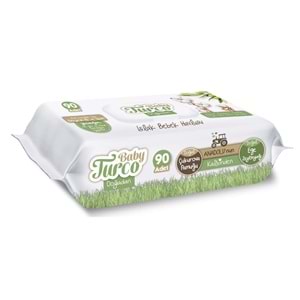 Baby Turco Islak Havlu Mendil Yenidoğan 90 Yaprak Doğadan 48 Li Set 4320 Yaprak Plastik Kapaklı