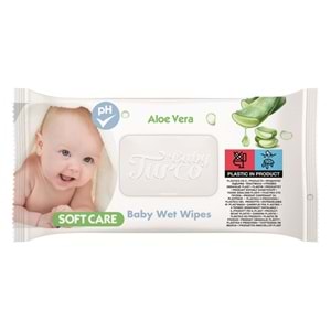 Baby Turco Islak Havlu Mendil Soft Care Aloe Vera 90 Yaprak (6 Lı Set) (2PK*3) 540 Yaprak
