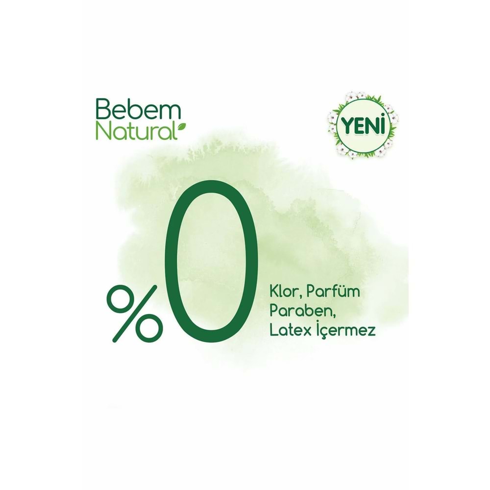Bebem Bebek Bezi Natural Beden:4 (7-14KG) Maxi 208 Adet Ekonomik Ultra Fırsat Pk