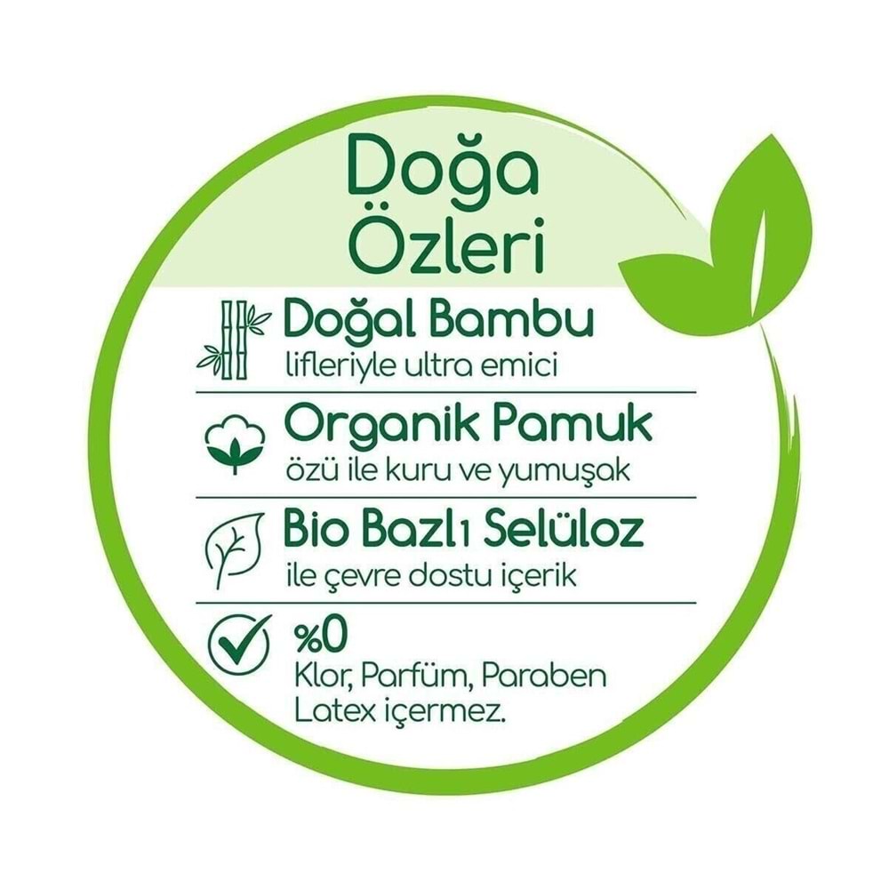 Bebem Bebek Bezi Natural Beden:3 (4-9Kg) Midi 112 Adet Ekonomik Fırsat Pk