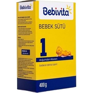 Bebivita Bebek Sütü 400GR No:1 (0-6 Ay) Doğumdan İtibaren (3 Lü Set)