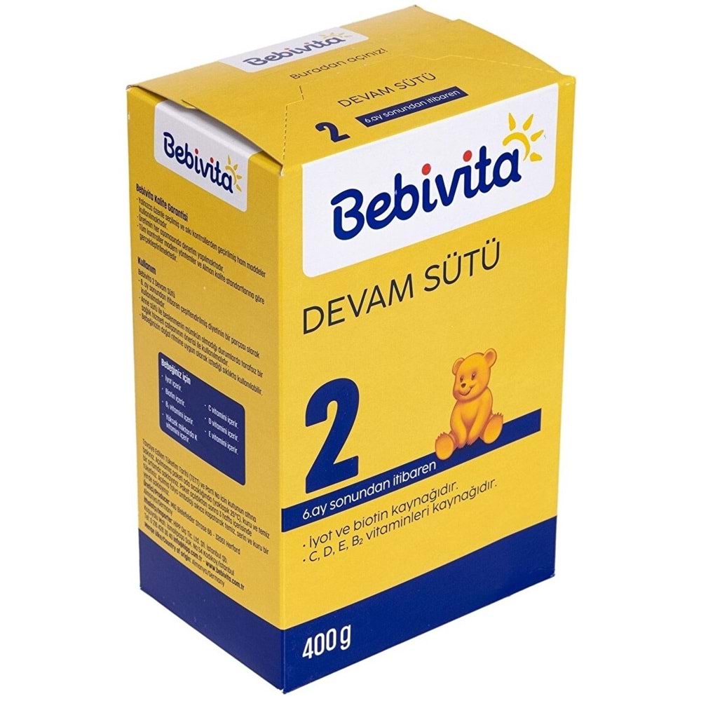 Bebivita Bebek Sütü 400GR No:2 (6-12 Ay) (5 Li Set)